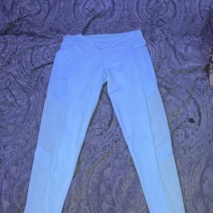 Light blue leggings